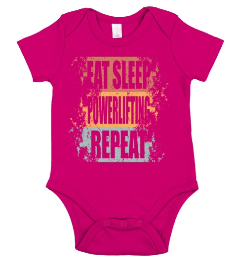 Powerlifting Saying Funny Short Sleeve Baby One-Piece