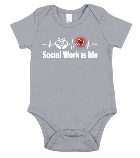 Social Work is life Short Sleeve Baby One-Piece