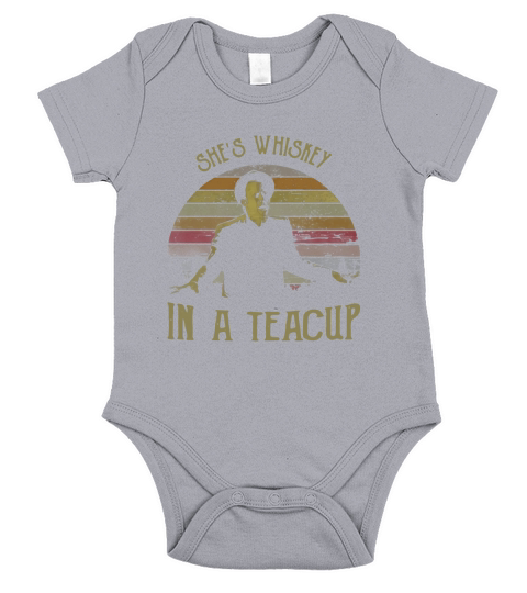 Tom Waits she’s whiskey in a teacup Short Sleeve Baby One-Piece