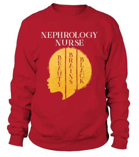 Black History Month Nephrology Nurse African Sweatshirt Unisex