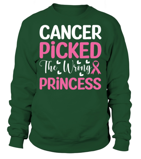 Breast Cancer Princess T Shirt Sweatshirt Unisex