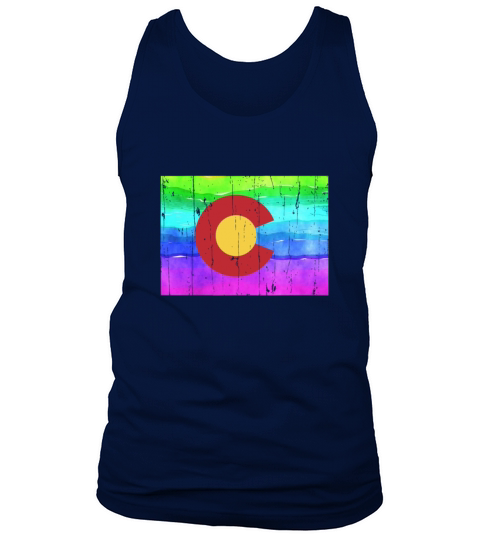 America State Of Colorado Gay Pride LGBT Pride Tank Top Unisex