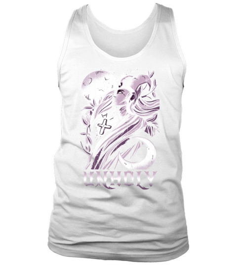 Priestess Tarot Card Occult Club Unholy Gothic Tank Top Unisex