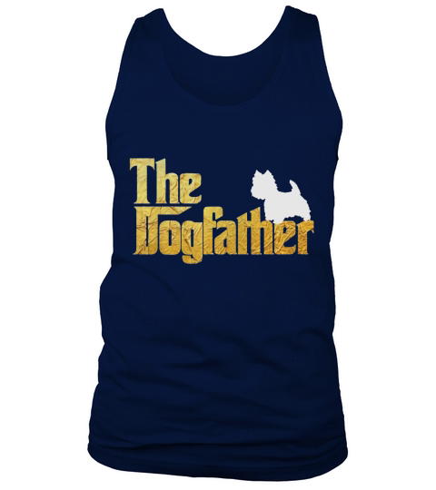 The Dogfather Pitbull Dog Dad Father’s Day Tank Top Unisex