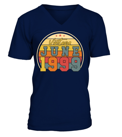 Best Birth Month June 1999 V-Neck T-shirt
