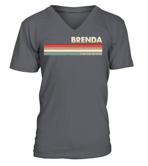 Brenda - Funny Retro Vintage Name 80s 90s V-Neck T-shirt