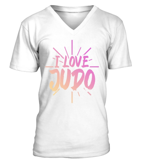 I love judo V-Neck T-shirt