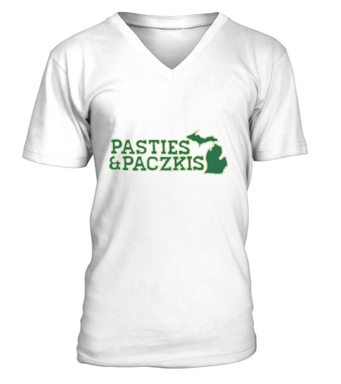 Pasties and Paczkis Michigan Food T-Shirts V-Neck T-shirt
