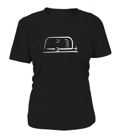 Vintage Airstream Style Streamlined Trailer T-shirt Women's T-Shirt