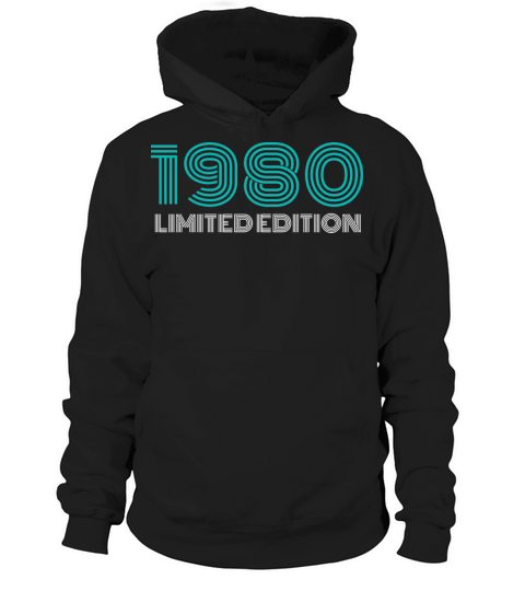 Retro Vintage 1980 Limited Edition 42th Birthday Hoodie Unisex