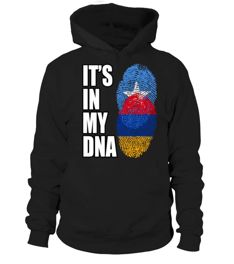Somali And Armenian Vintage Heritage DNA Flag Hoodie Unisex