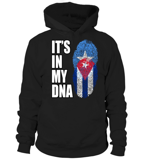 Somali And Cuban Vintage Heritage DNA Flag Hoodie Unisex