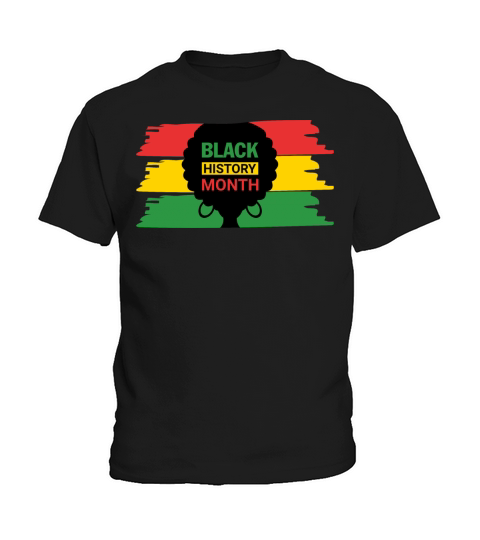Black history month Afro Black lives matter design Kids T-Shirt
