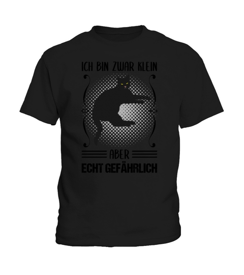 Cat Small But Dangerous Funny Quote Gift Kids T-Shirt