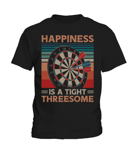 Darts Board Vintage Retro Kids T-Shirt