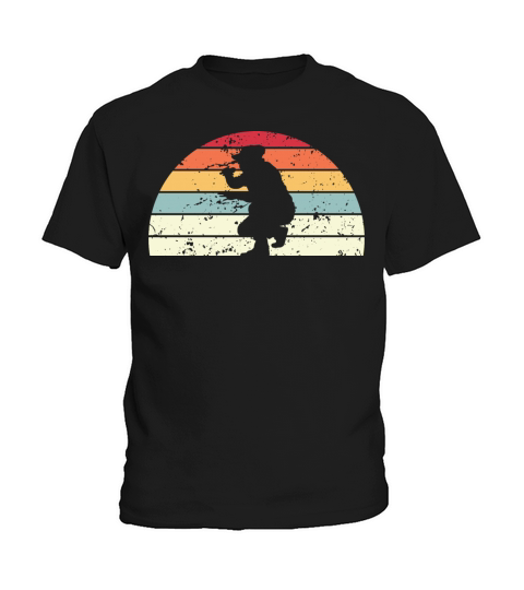 Retro Rapping Sunset Vintage Rapper Sunrise Kids T-Shirt