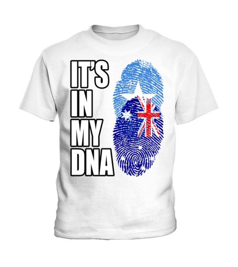 Somali And Australian Vintage Heritage DNA Flag Kids T-Shirt