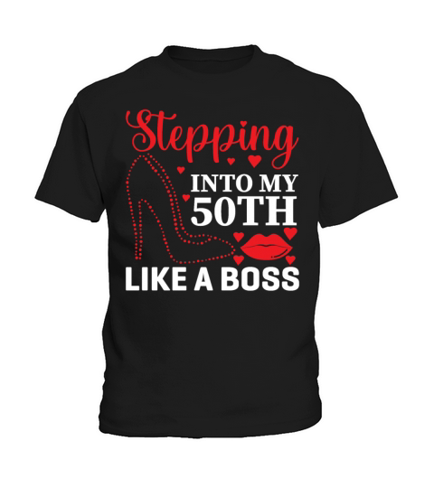 Stepping into my 50th Birthday T Shirt Kids T-Shirt