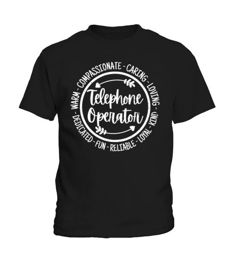 Telephone Operator Specialist Vintage Gift Kids T-Shirt