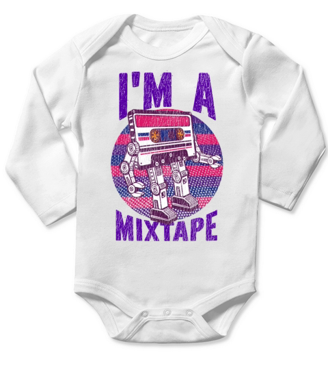 Bisexual Bi Pride Flag Tape Long Sleeve Baby One-Piece