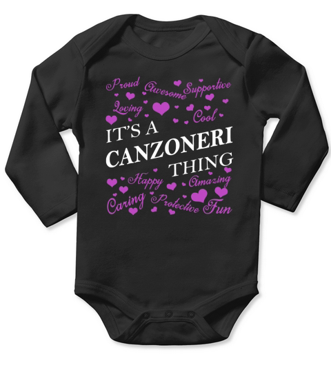 CANZONERI Shirts - Its a CANZONERI Thing Name Shirts Long Sleeve Baby One-Piece