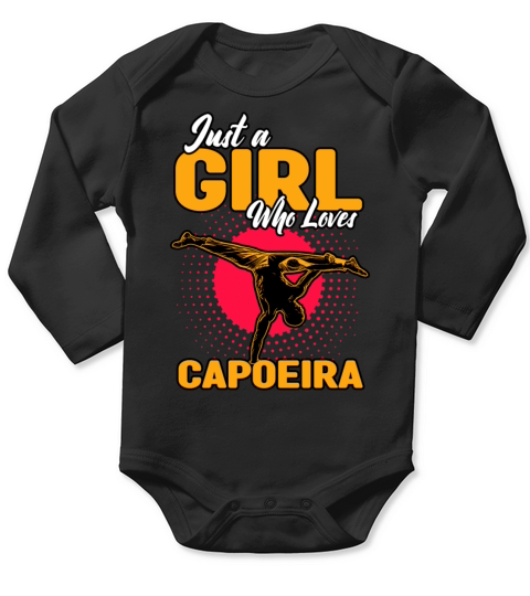 Just A Girl Who Loves Capoeira Long Sleeve Baby One-Piece