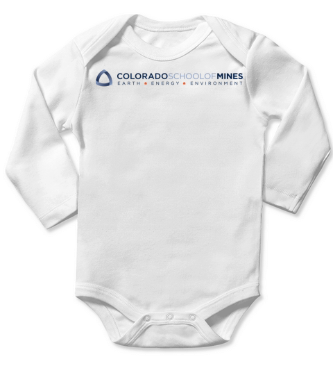 Simple Logo Colorado School Of Mines 2020 Long Sleeve Baby One-Piece