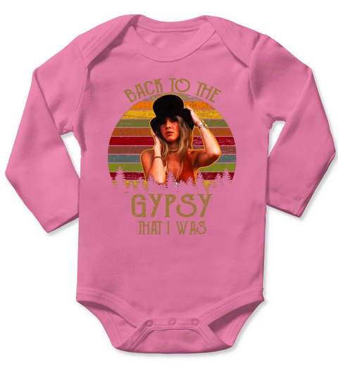 Vintage Stevie Nicks Back To The Gypsy That I Was shirt Long Sleeve Baby One-Piece