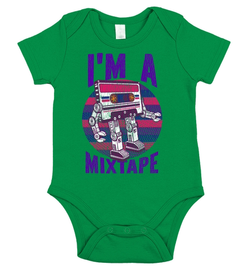 Bisexual Bi Pride Flag Tape Short Sleeve Baby One-Piece