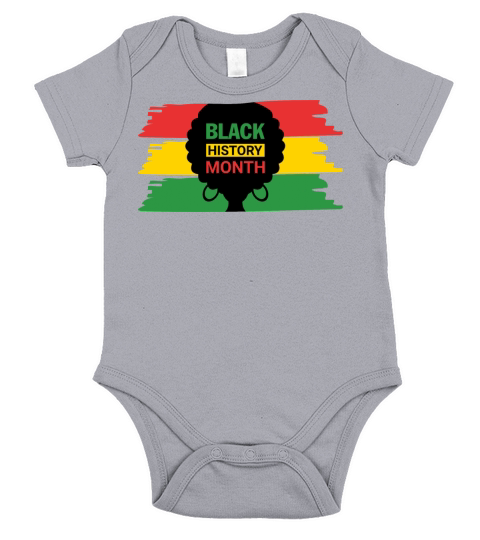 Black history month Afro Black lives matter design Short Sleeve Baby One-Piece