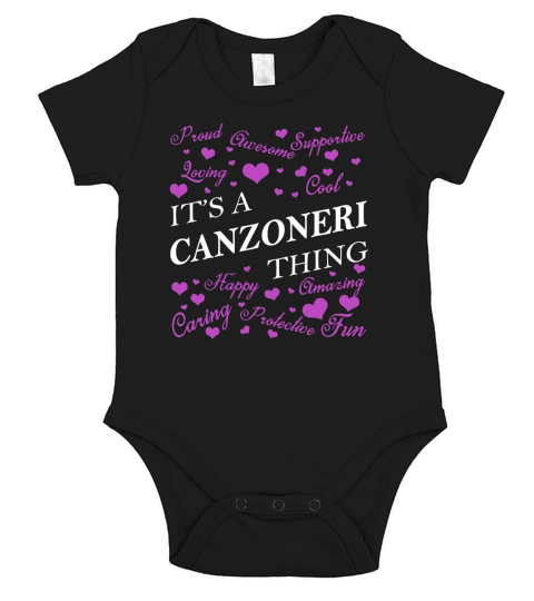 CANZONERI Shirts - Its a CANZONERI Thing Name Shirts Short Sleeve Baby One-Piece