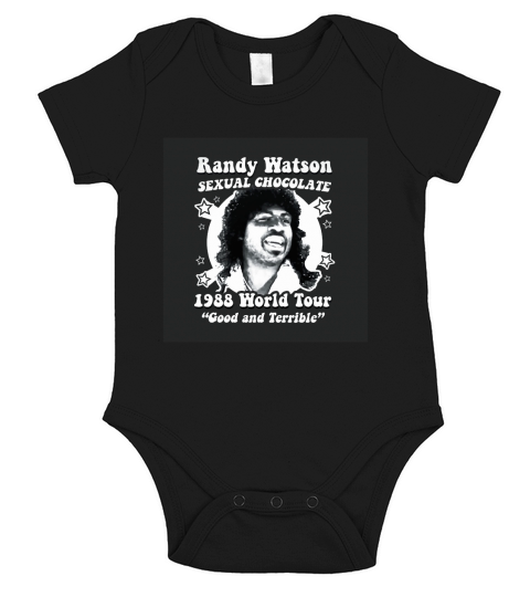Randy Watson 1988 World Tour Short Sleeve Baby One-Piece