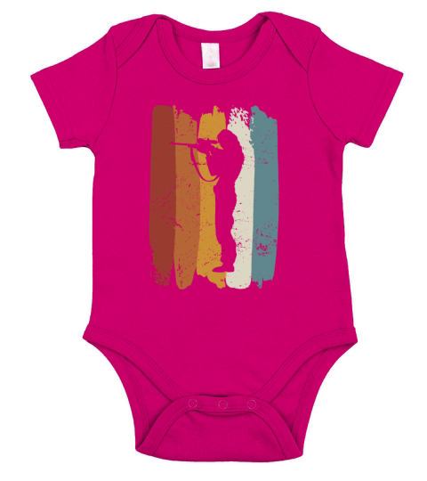 Retro vintage Huntress Short Sleeve Baby One-Piece