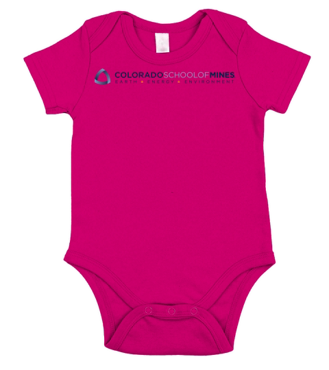 Simple Logo Colorado School Of Mines 2020 Short Sleeve Baby One-Piece