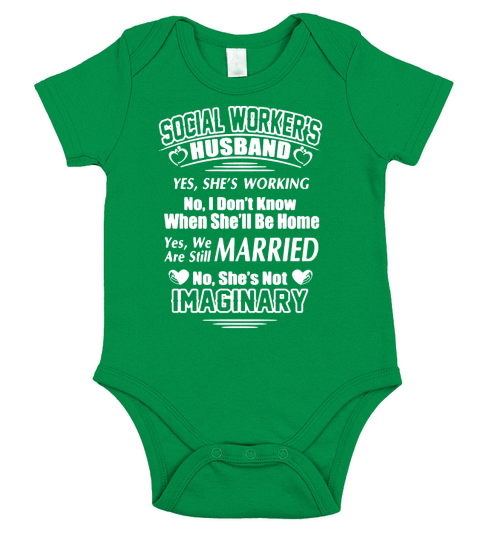 Social Workers Husband T-Shirt Short Sleeve Baby One-Piece