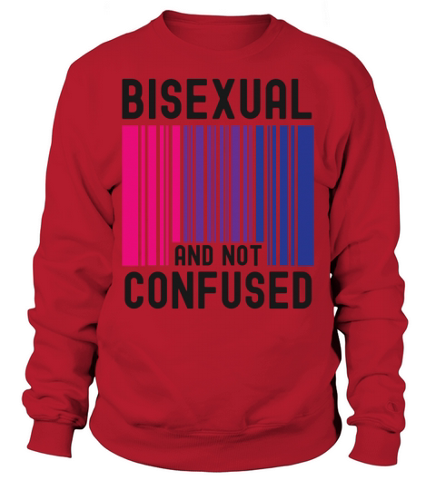 Bisexual Bi Pride Flag Bar Code Sweatshirt Unisex