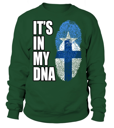 Somali And Finland Vintage Heritage DNA Flag Sweatshirt Unisex