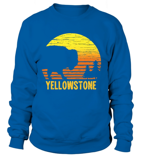 Vintage Yellowstone National Park Retro Travel shirt Sweatshirt Unisex