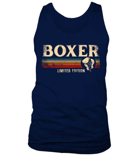Boxing Retro Vintage Boxer Limited Tank Top Unisex