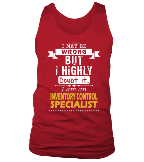 INVENTORY CONTROL SPECIALIST Dout It Tank Top Unisex