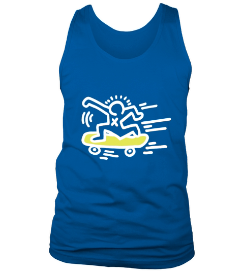 Keith Haring   and street art silence death windsurfing Tank Top Unisex
