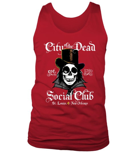 Original New Orleans Voodoo Doctor Goth Skull Halloween shirt Tank Top Unisex