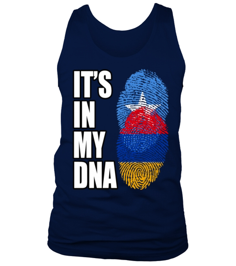 Somali And Armenian Vintage Heritage DNA Flag Tank Top Unisex