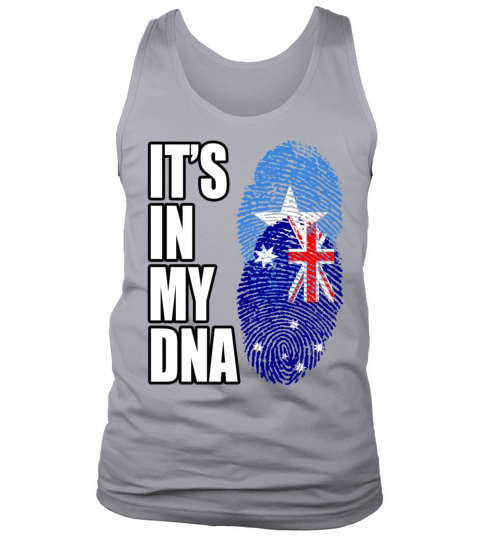Somali And Australian Vintage Heritage DNA Flag Tank Top Unisex