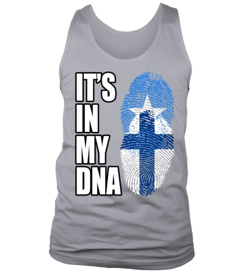 Somali And Finland Vintage Heritage DNA Flag Tank Top Unisex