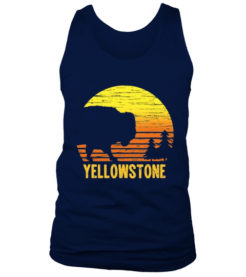 Vintage Yellowstone National Park Retro Travel shirt Tank Top Unisex