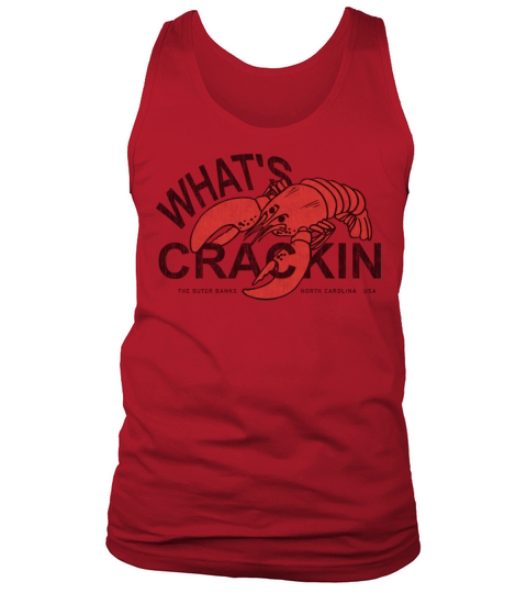 Whats Crackin Lobster Outer Banks OBX Vintage Tank Top Unisex