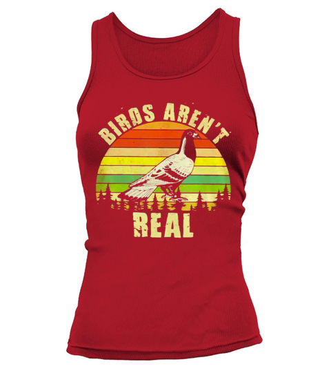 Birds aren’t Real vintage sunset shirt Tank top Woman