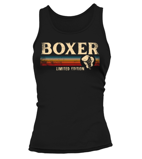 Boxing Retro Vintage Boxer Limited Tank top Woman