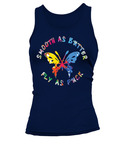 Butterfly Color Splash Dripping Colorful Paint Pun Tank top Woman